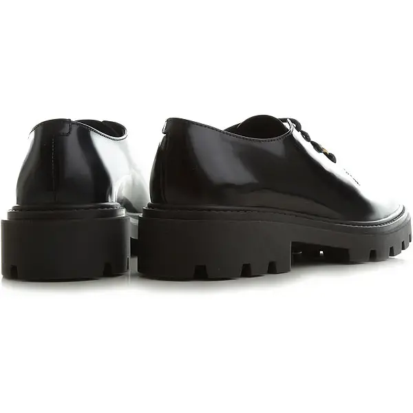 Giày Tod’s Woman Black Lace-ups in Leather XXW08J0EZ00SHA41B999 - Ảnh 3