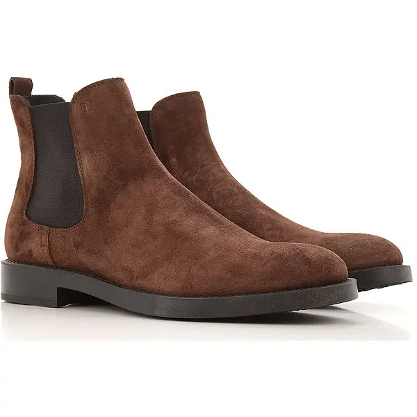 Giày Tod’s Stivaletto in Pelle Scamosciata Marrone Donna XXW60C0DD50RE042S611 - Ảnh 4
