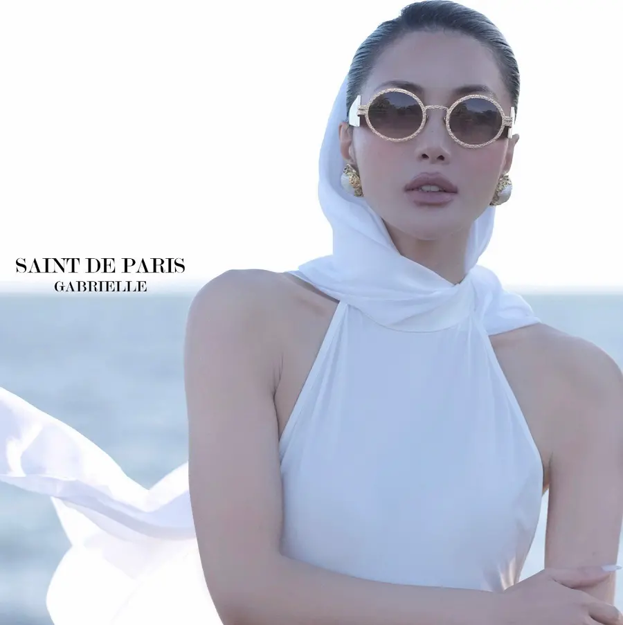 Kính Saint De Paris Gabrielle Sunglasses 'Black Gold' - Ảnh 5
