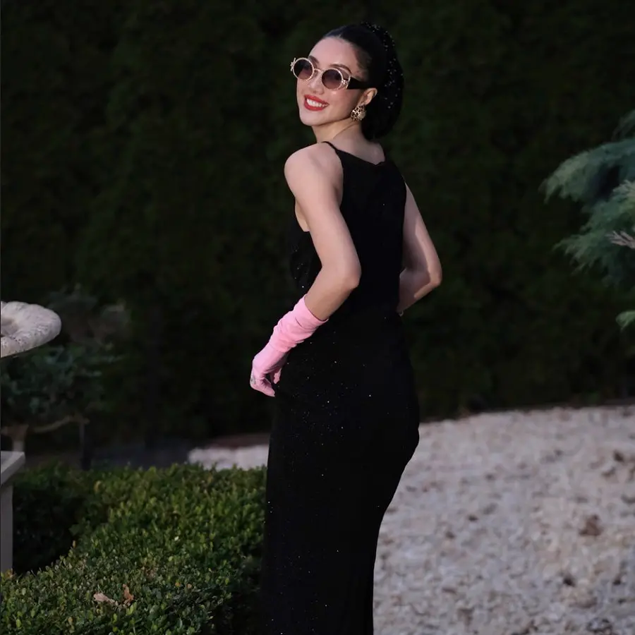 Alternative view of Kính Saint De Paris Gabrielle Sunglasses 'Black Gold'