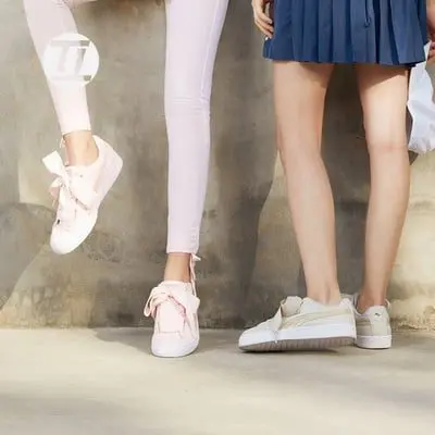 Alternative view of Giày Puma Basket Heart Canvas 366495-01