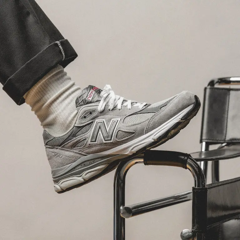 Giày New Balance 990v3 Made in USA 'Grey' M990GY3 - Ảnh 5