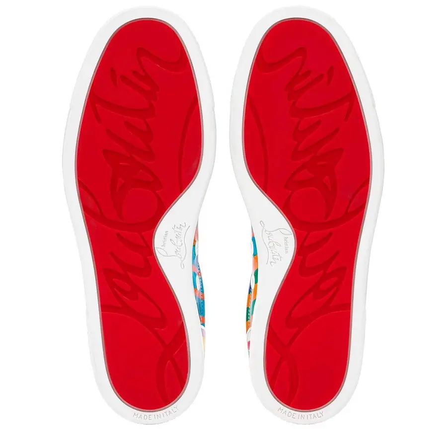 Giày Christian Louboutin Vieira Patent Leather 'Bianco Multicolor' 3220055J322 - Ảnh 7
