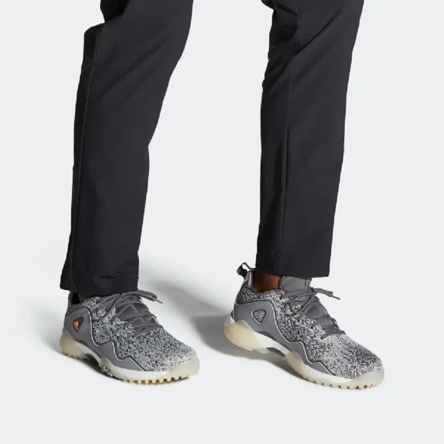Alternative view of Giày Golf Adidas CodeChaos 21 Primeblue 'Grey Screaming Orange' FX6625
