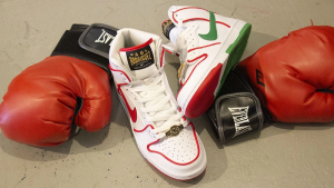 Alternative view of Giày Nike SB Paul Rodriguez x Dunk High Premium SB 'Boxing' CT6680-100