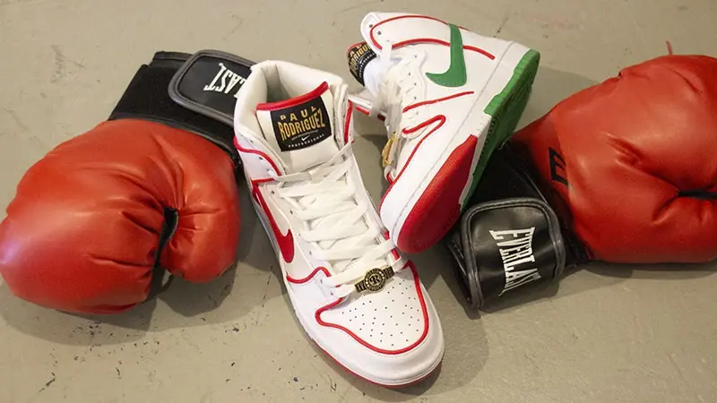 Alternative view of Giày Nike SB Paul Rodriguez x Dunk High Premium SB 'Boxing' CT6680-100