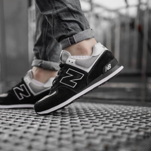 Alternative view of Giày New Balance 574 'Classic Black' ML574SSN