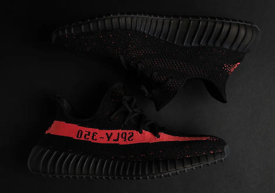 Giày Adidas Yeezy Boost 350 V2 'Core Black Red' BY9612 - Ảnh 7