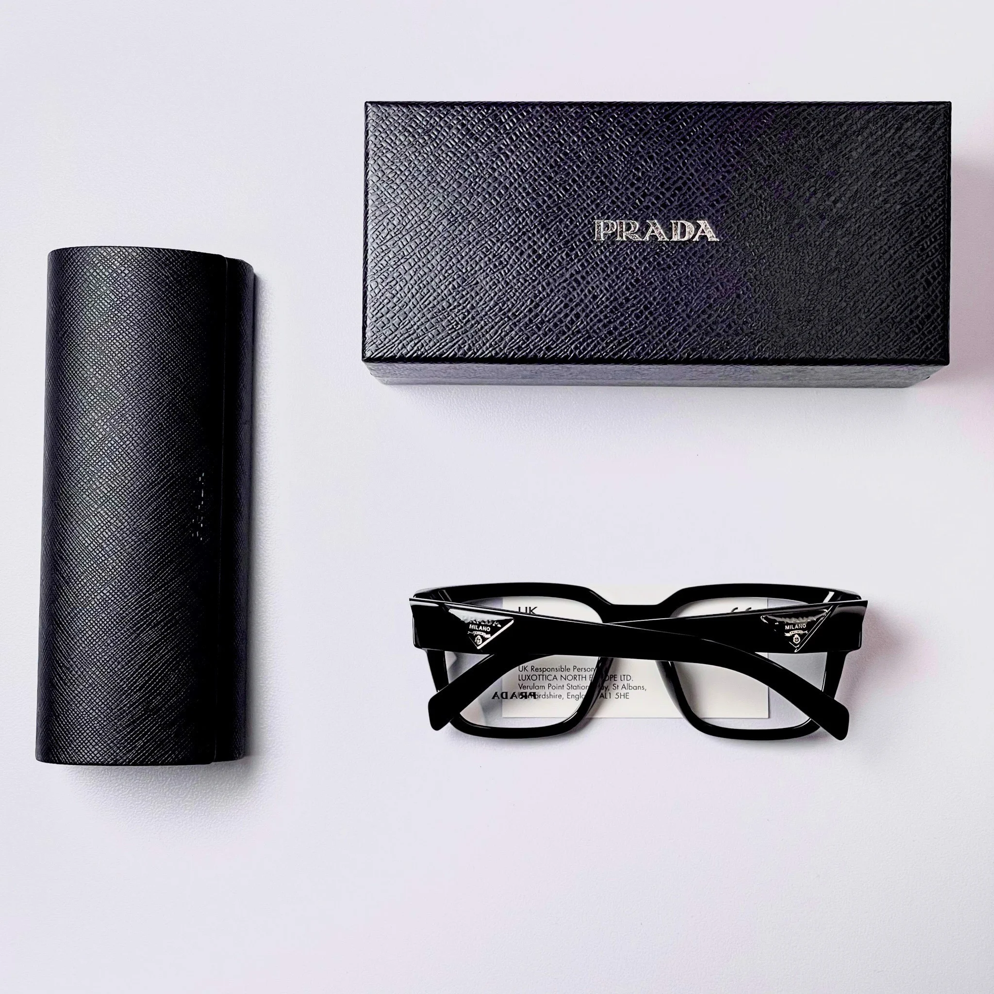 Kính Prada Eyeglasses 'Black' PR09ZV1AB1O1 - Ảnh 4