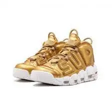 Giày Nike Supreme x Air More Uptempo 'Metallic Gold' 902290-700 - Ảnh 6