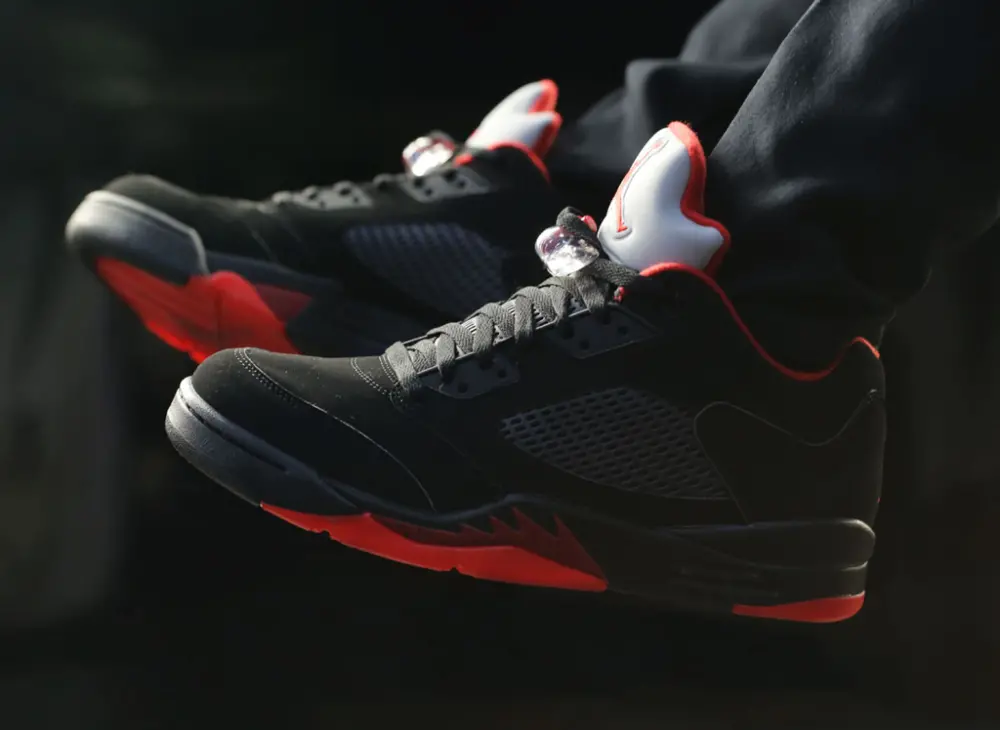 Giày Nike Air Jordan 5 Retro Low BG 'Alternate 90' 314338-001 - Ảnh 3