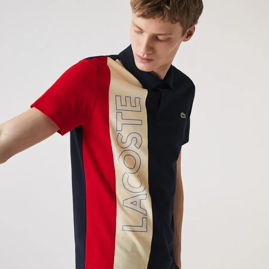 Áo Lacoste Regular Fit Ultra Lightweight 'Navy Beige' YH9852-00-L7Q - Ảnh 5