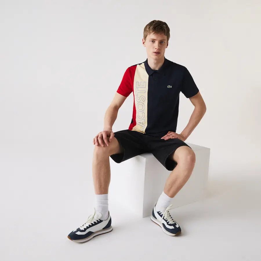 Áo Lacoste Regular Fit Ultra Lightweight 'Navy Beige' YH9852-00-L7Q - Ảnh 3