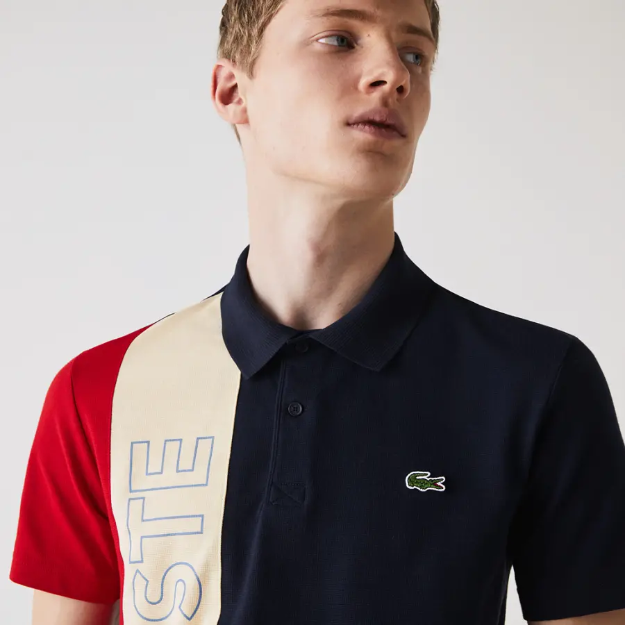 Áo Lacoste Regular Fit Ultra Lightweight 'Navy Beige' YH9852-00-L7Q - Ảnh 6