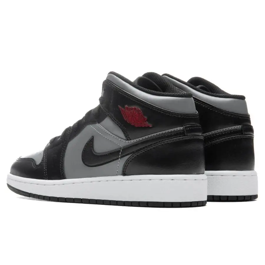 Giày Nike Air Jordan 1 Mid GS 'Shadow' 554725-096 - Ảnh 3