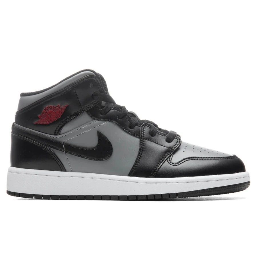 Giày Nike Air Jordan 1 Mid GS 'Shadow' 554725-096 - Ảnh 4