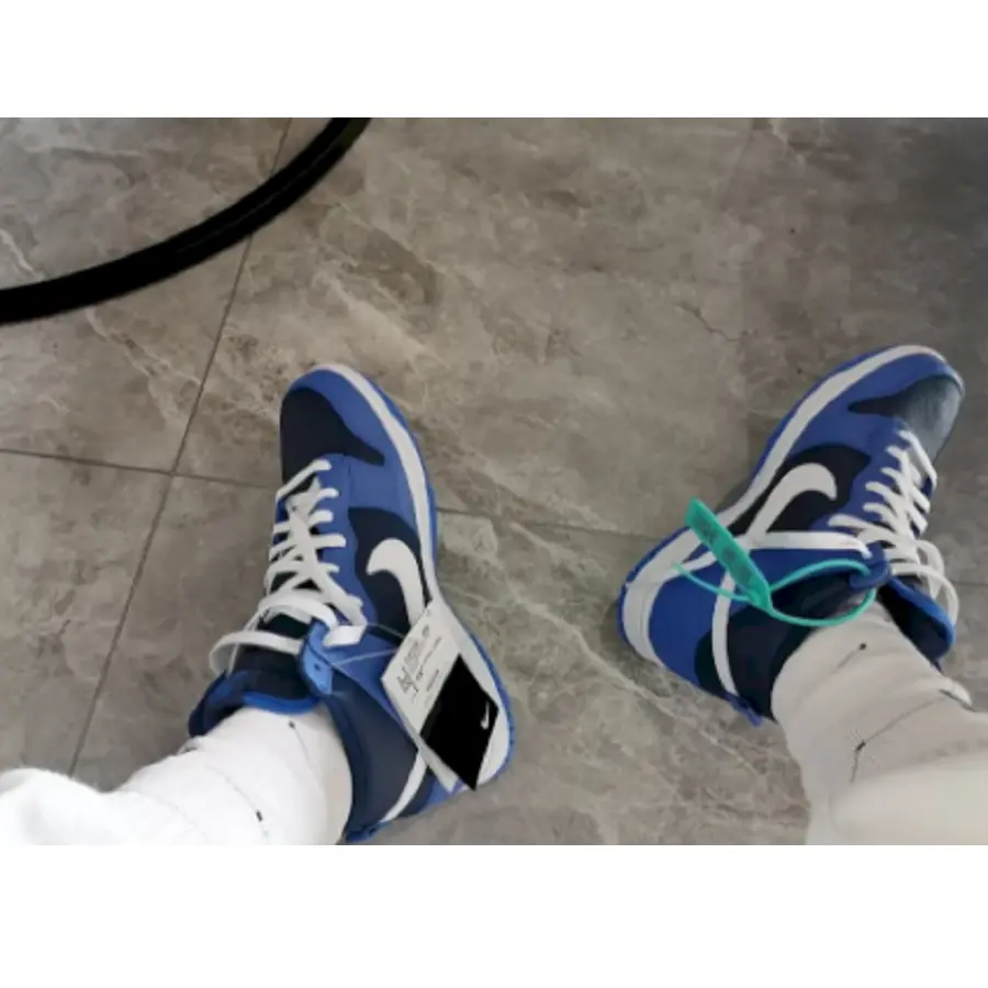 Alternative view of Giày Nike Dunk High Medium Blue Midnight Navy DJ6189-400