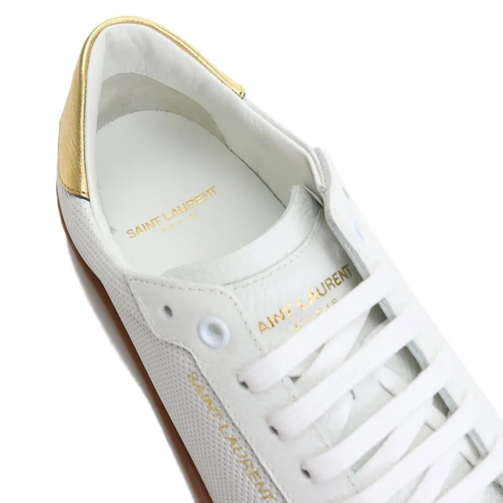 Alternative view of Giày Saint Laurent White Leather 603223-1JZA0-9383