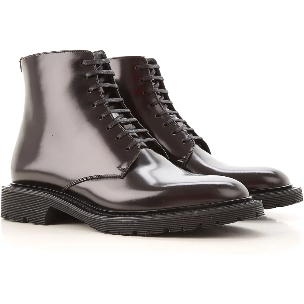 Alternative view of Giày Saint Laurent Army Lace Up Boot 'Black' 632412-1Y000-1000