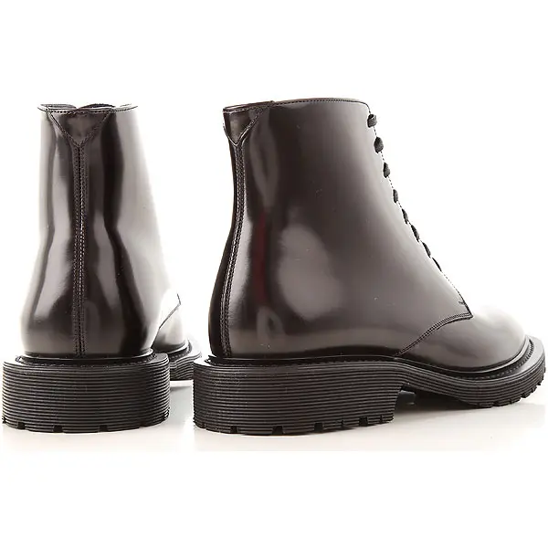 Giày Saint Laurent Army Lace Up Boot 'Black' 632412-1Y000-1000 - Ảnh 3