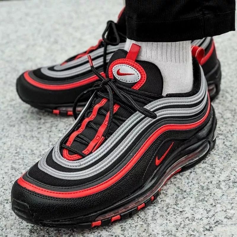Giày Nike Air Max 97 Black Red Silver 921826-014 - Ảnh 3