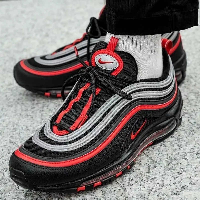 Giày Nike Air Max 97 Black Red Silver 921826-014 - Ảnh 3