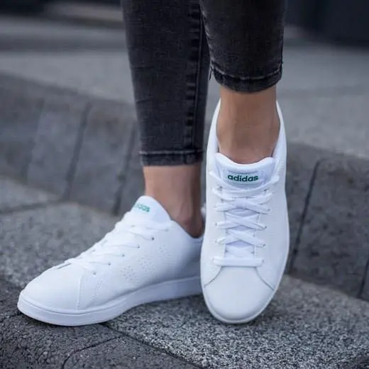 Giày Adidas Advantage ‘Cloud White Green’ AW4884 - Ảnh 3