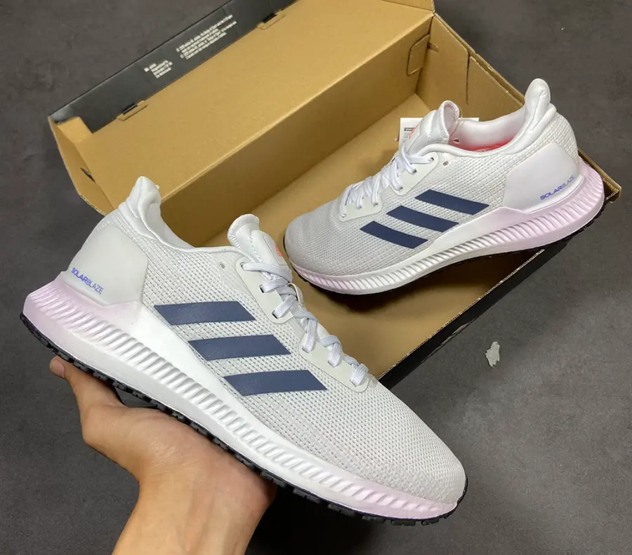 Giày Adidas Solar Blaze 'Grey Navy' EE4238 - Ảnh 3