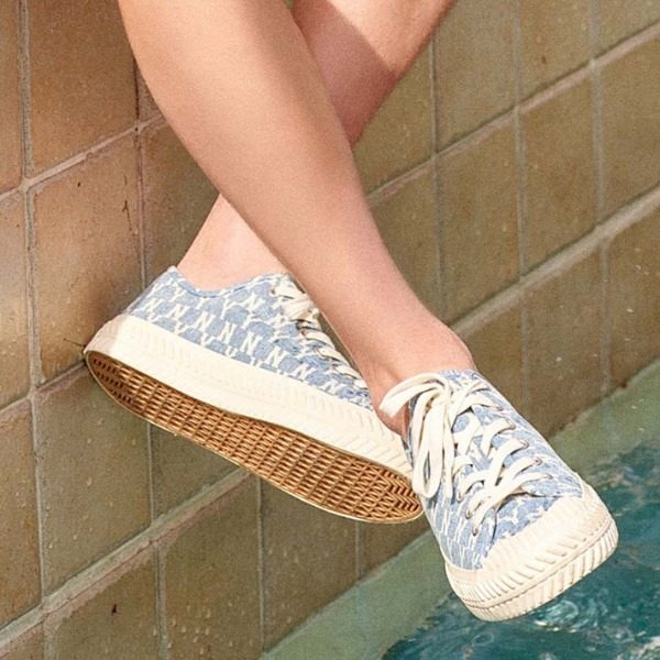 Giày MLB Playball Mono Denim New York Yankees 32SHPM111-50U - Ảnh 4