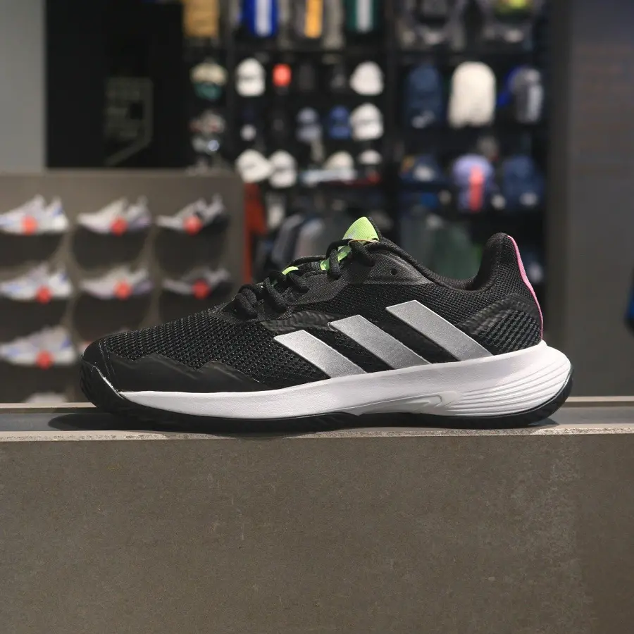 Alternative view of Giày Adidas Tennis Courtjam Control 'Black' GW4225