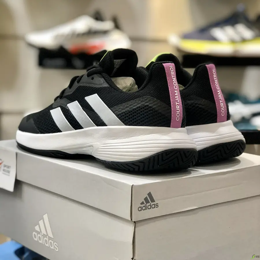 Giày Adidas Tennis Courtjam Control 'Black' GW4225 - Ảnh 3