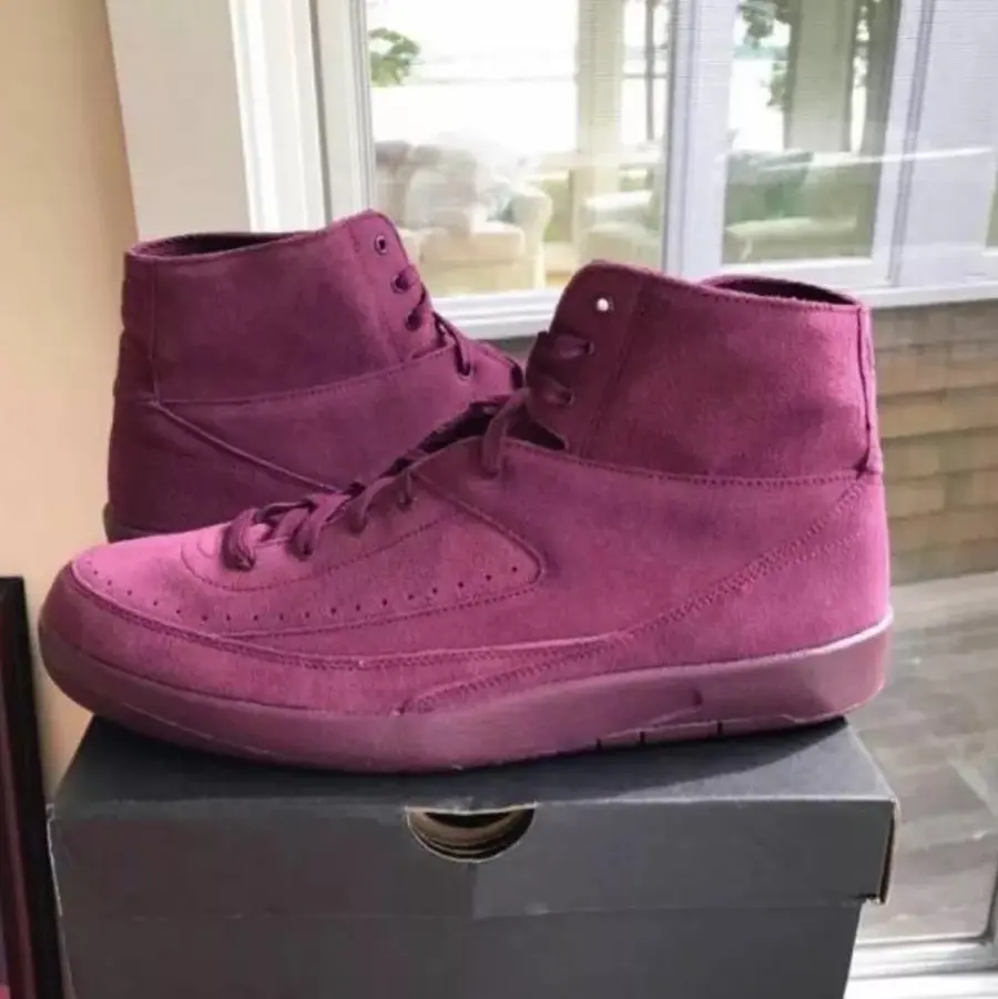 Alternative view of Giày Nike Air Jordan 2 Retro Deconstructed 'Bordeaux' 97521-606