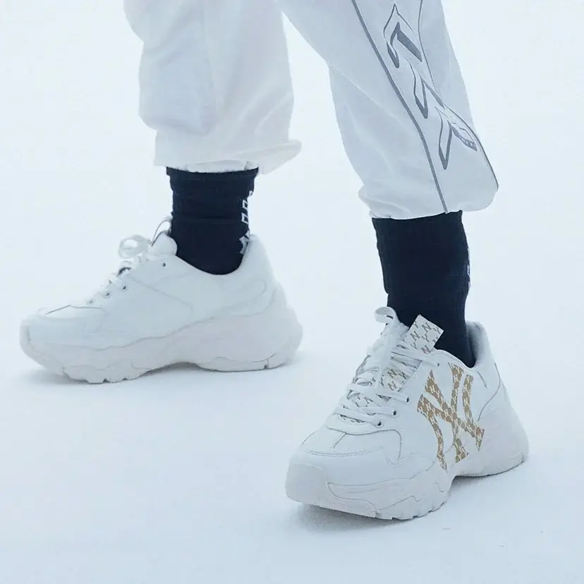 Giày MLB Bigball Chunky Mono NY 'Ivory' 3ASHCM01N-50IVS - Ảnh 4