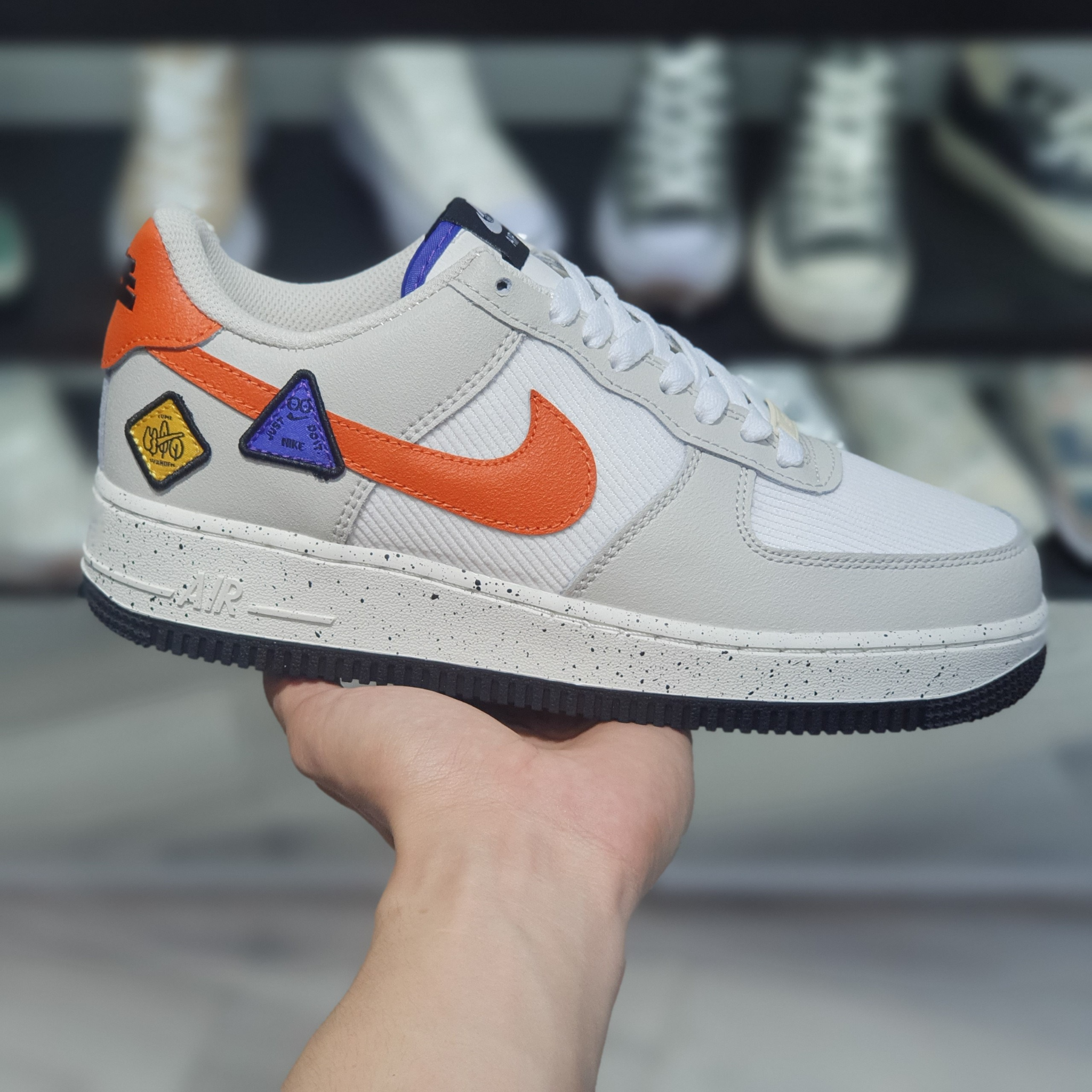 Giày Nike Air Force 1 Low 'Light Bone Sail - Starfish Orange' DO4657-081 - Ảnh 5