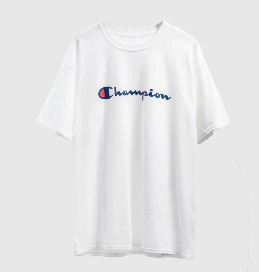 Áo Champion Classic Graphic Logo Jersey T-Shirt 'White' GT23H - Ảnh 3