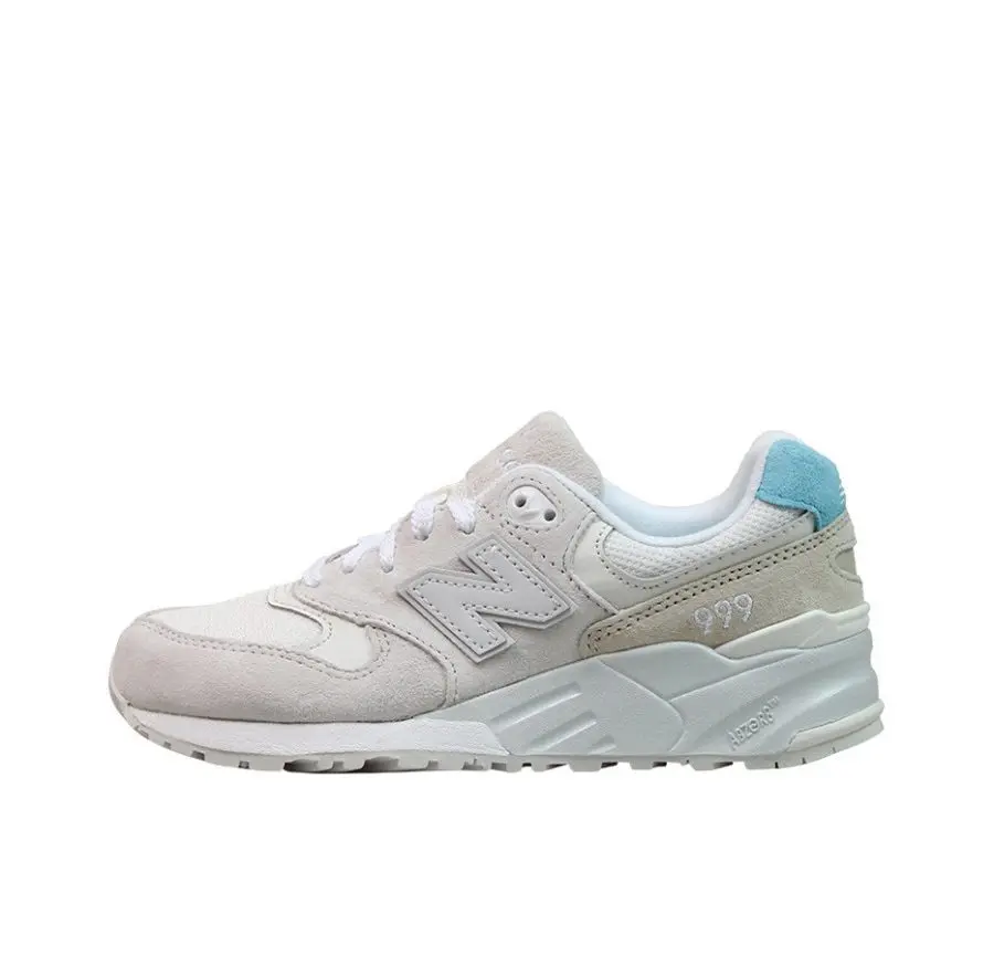 Giày New Balance White & Blue WL999WA - Ảnh 5
