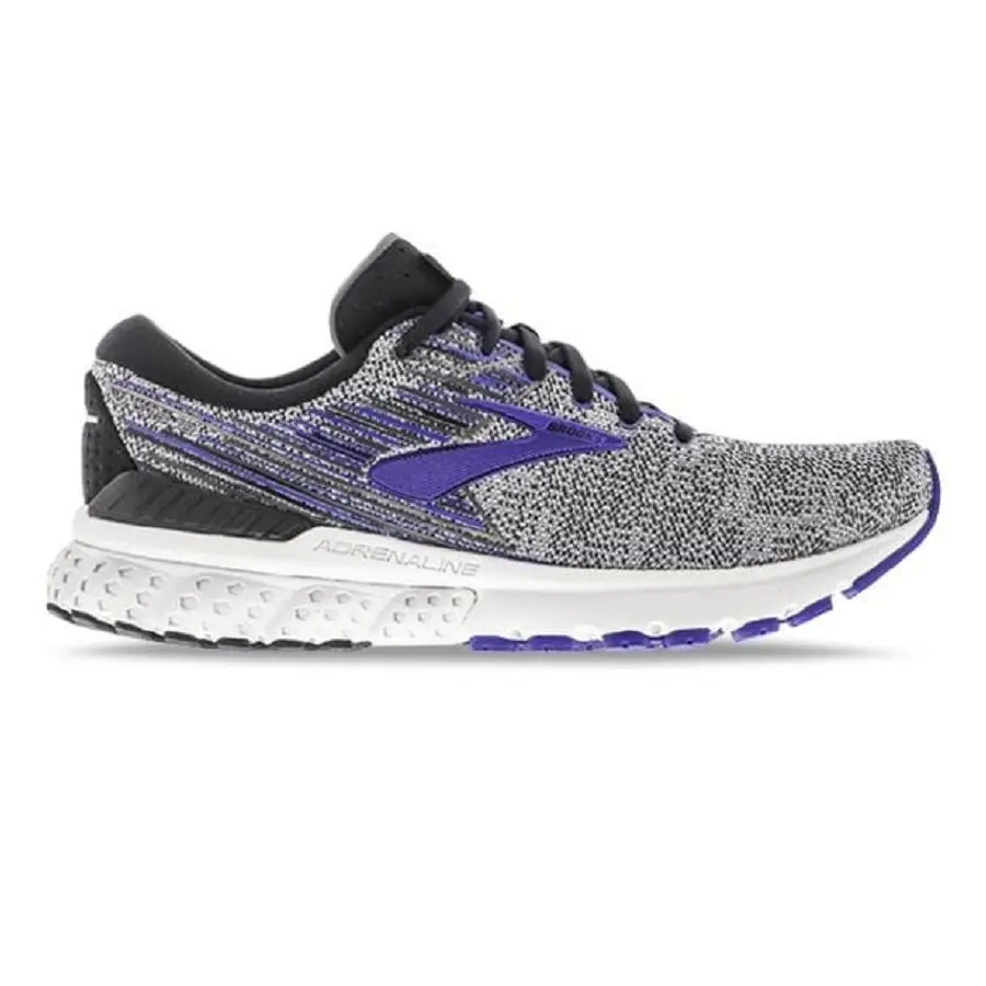 Giày Brooks Adrenaline GTS 19 Black Purple Grey 1202841B-028
