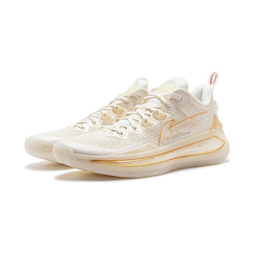 Giày Lining Sharp Blade 3 V2 'White Yellow' ABAT073-6 - Ảnh 4