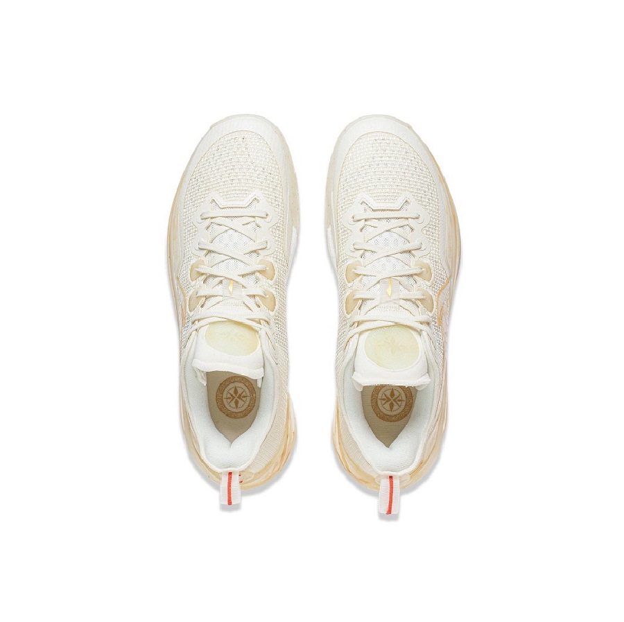 Giày Lining Sharp Blade 3 V2 'White Yellow' ABAT073-6 - Ảnh 3