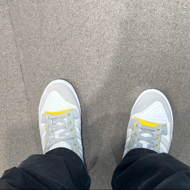 Giày Adidas Originals Centennial 85 Low ‘Grey Yellow’ IE2370 - Ảnh 5