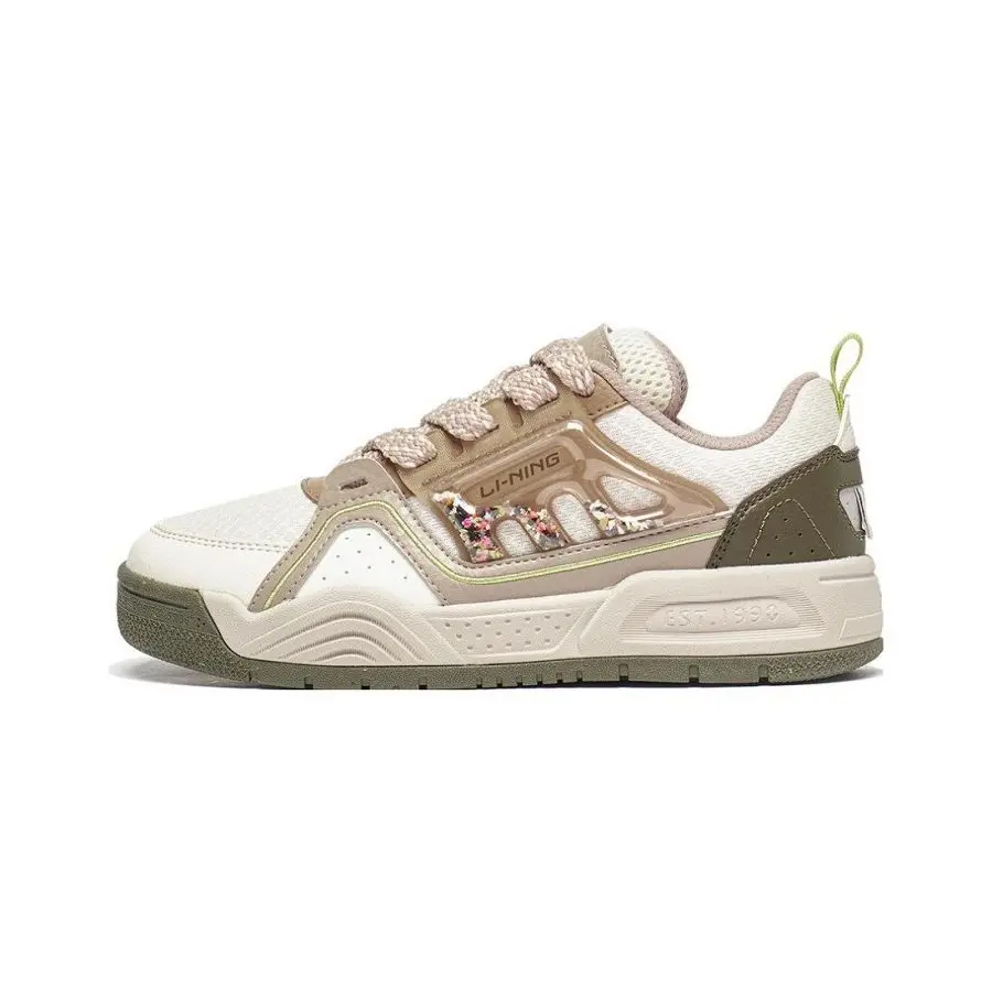 Giày Lining Children Low-top 'White' YKCT092-3 - Ảnh 3