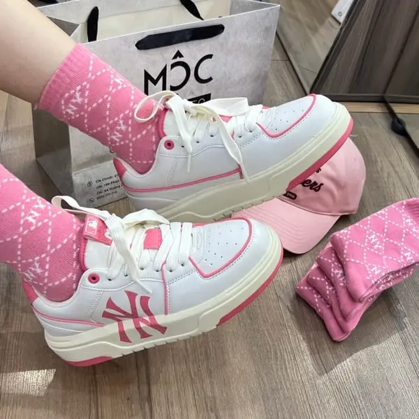 Alternative view of Giày MLB Chunky Liner Diamond ‘Pink’ 3ASXCBO3N-50COS