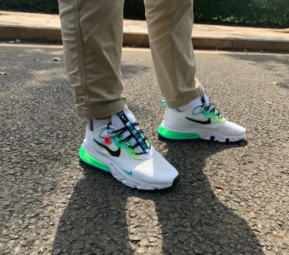 Giày Nike Air Max 270 React 'Worldwide Pack - White' CK6457-100 - Ảnh 4