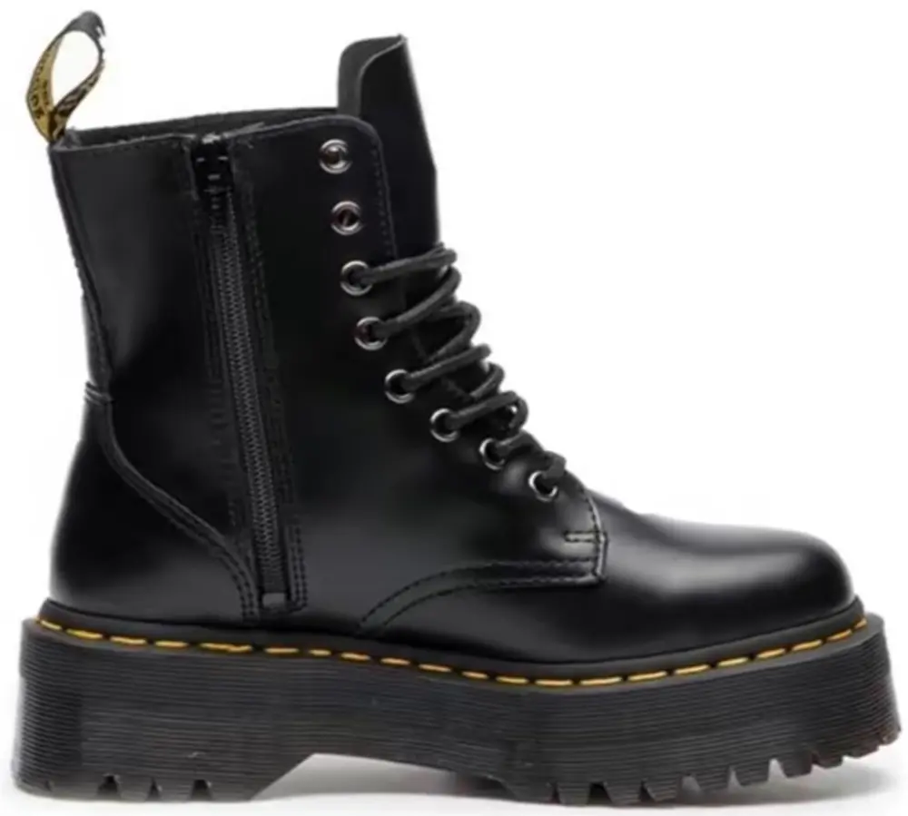 Giày Dr.Martens Jadon Smooth Leather Platform Boots 'Black' 15265001