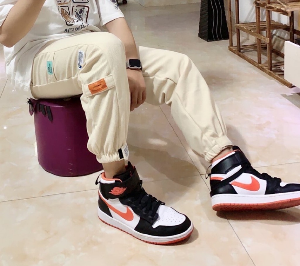 Giày Nike Air Jordan 1 High FlyEase 'Turf Orange' CQ3835-008 - Ảnh 4