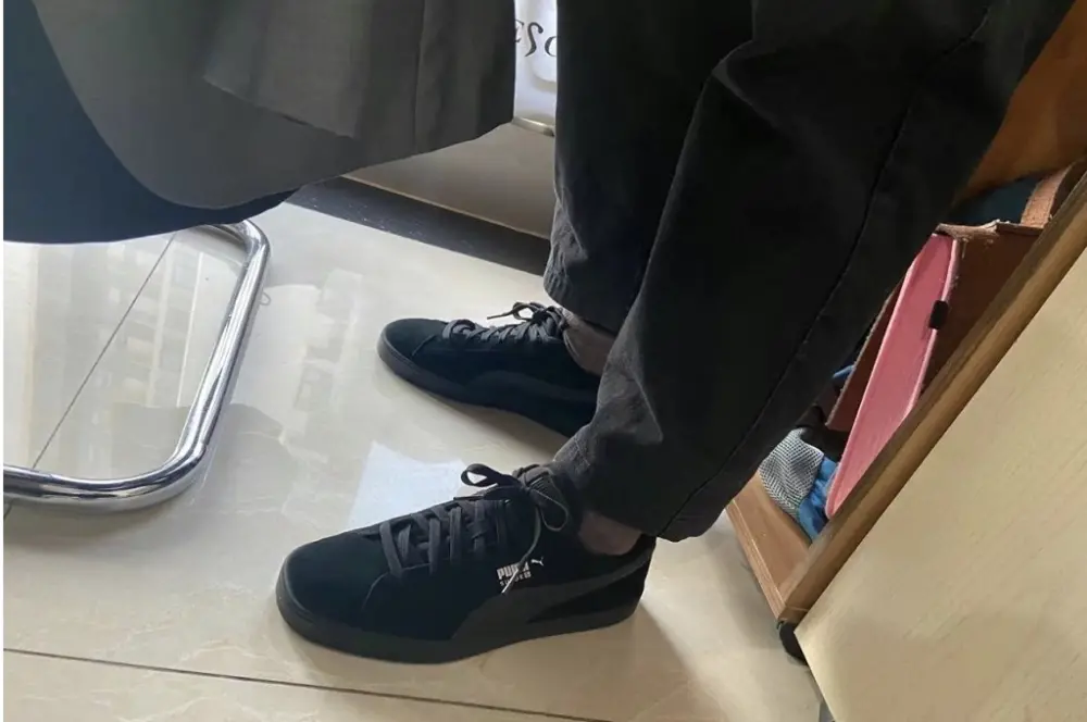 Giày Puma Suede 'Black' 356414-29 - Ảnh 4