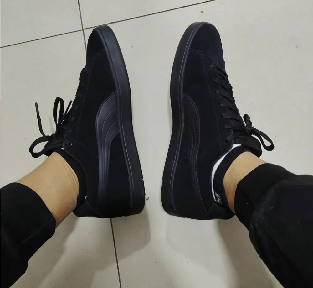 Alternative view of Giày Puma Suede 'Black' 356414-29