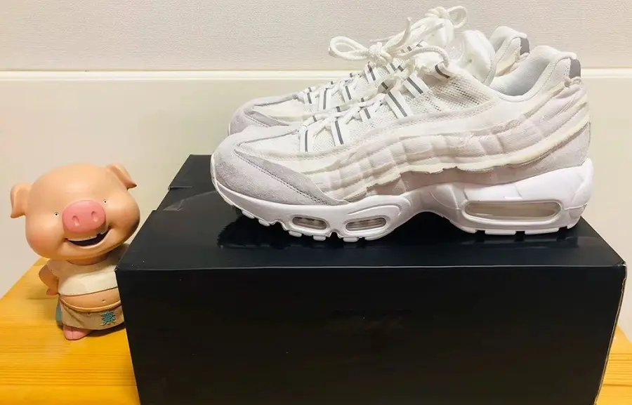 Alternative view of Giày Nike Comme des Garçons x Air Max 95 'White' CU8406-100