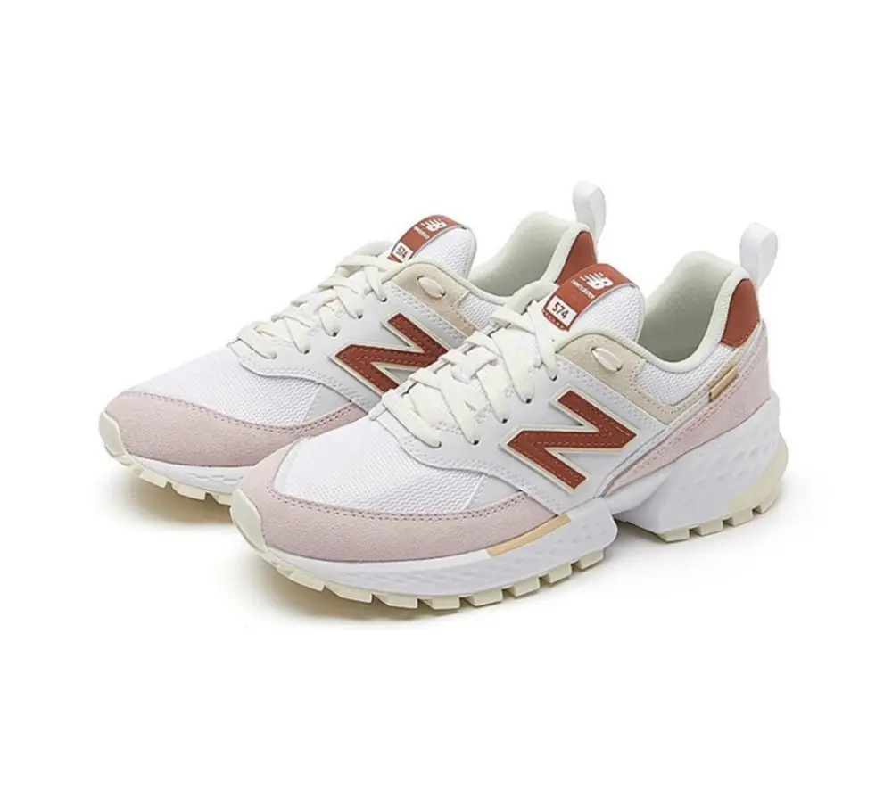 Alternative view of Giày New Balance 574S 'Grey Pink' MS574GCA