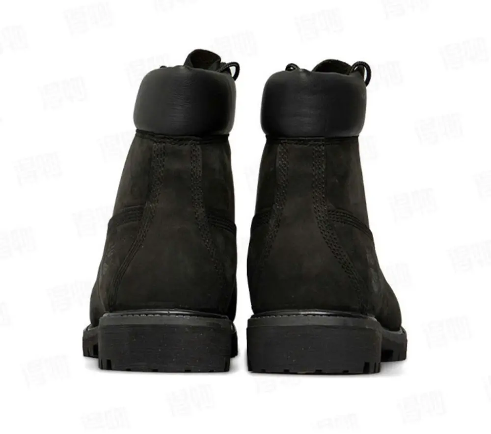 Alternative view of Giày Timberland Men's 6-Inch Wide Width Basic Waterproof Boots 'Black' 10073M